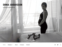 Tablet Screenshot of emmajohansson.com